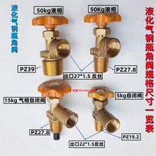 50公斤液化气钢瓶液相阀液相阀门M27*1.5底座PZ27.8/PZ39