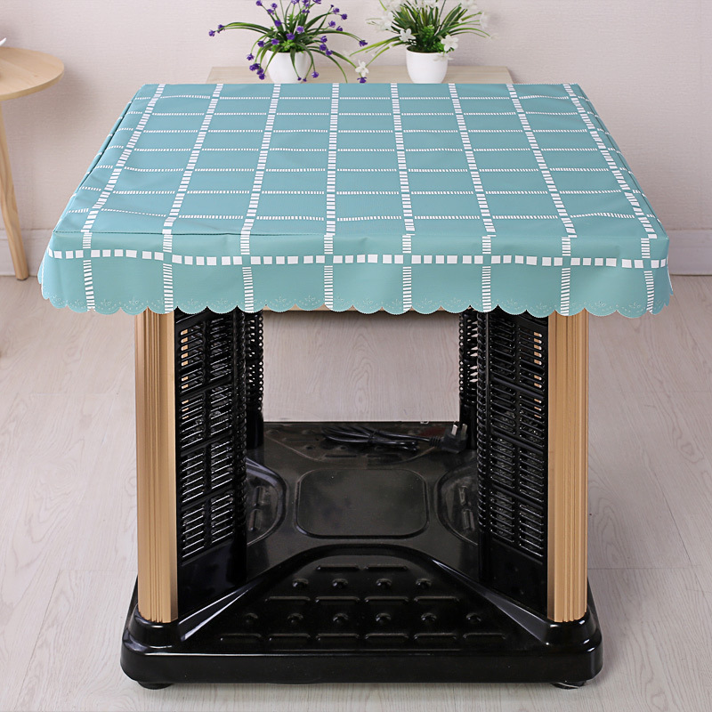 环保防油防烫阻燃皮罩电暖桌罩套皮桌面麻将桌皮套防水桌布桌套