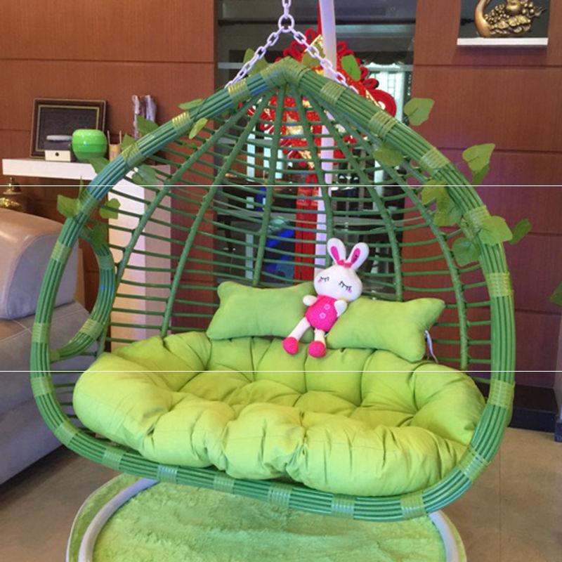 促销藤椅摇篮吊椅双人户外秋千庭院家具家用住宅吊篮阳台室内粗藤