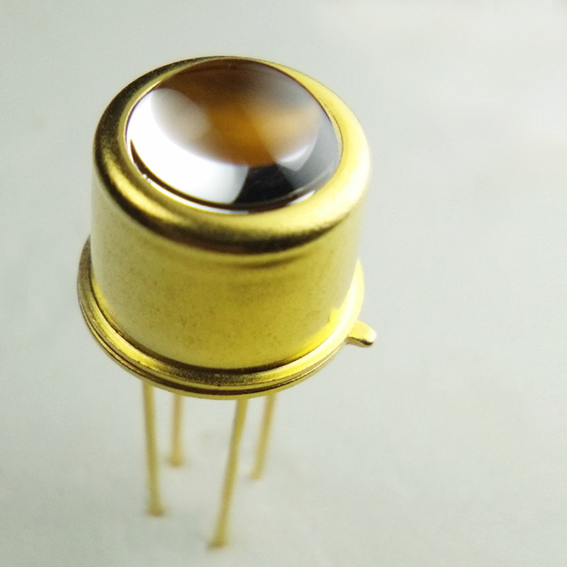 光学led橙色610620nm发光二极管to46封装2pin大功率小角度8