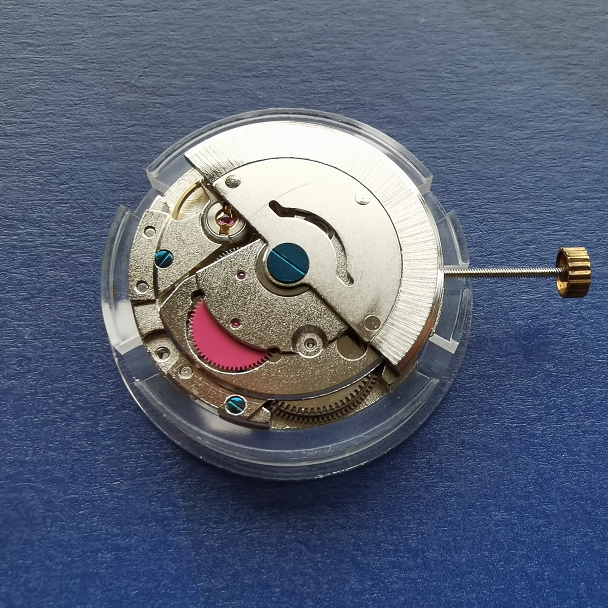 全新2813机芯三针白机原历 全自动机械机芯配件 手表8215单历表芯