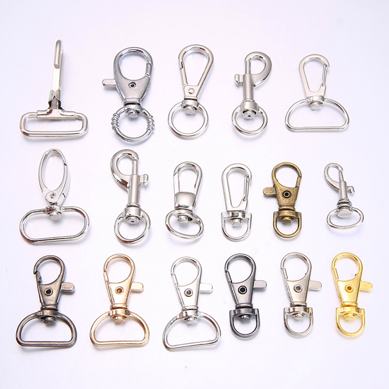 箱包五金配件金属钩扣 锌合金狗扣 钥匙扣金属龙虾挂钩 现货批发