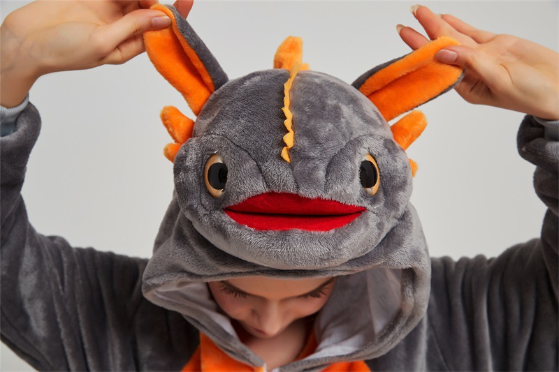 kigurumi驯龙高手卡通动漫连体睡衣动物扮演cosplay秋冬季家居服