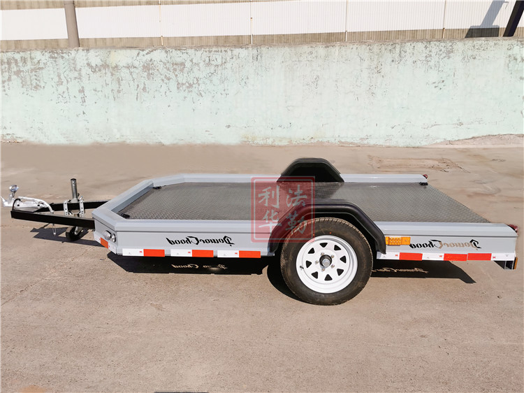 可上牌拖挂车 utv越野赛车平板拖挂车 汽车后挂式救援拖车拖斗