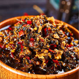 外婆菜下饭菜农家自制湖南特产香辣开胃梅干菜小咸菜腌萝卜干瓶装