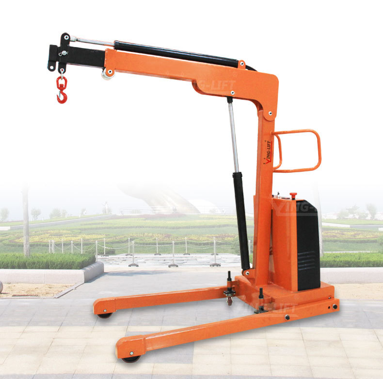 全电动单臂吊半电动小吊机电动行走人力行走吊车折叠吊机搬运车