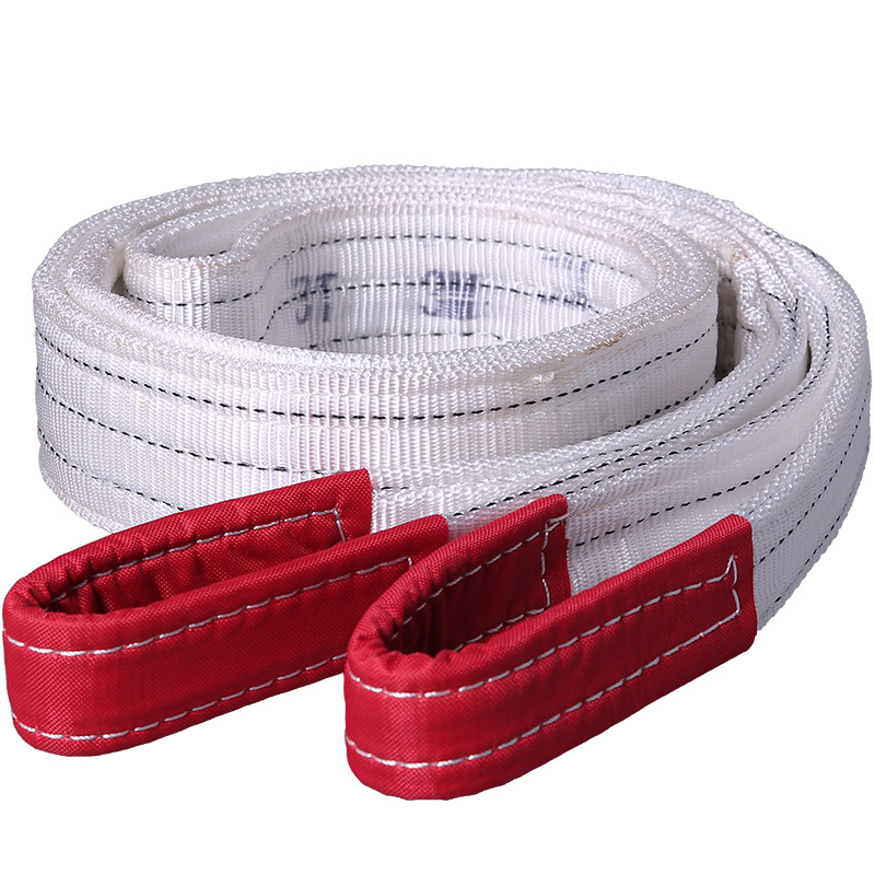 扁平吊带工业起重吊装带白色工业起重吊带吊车吊带定做吊装带