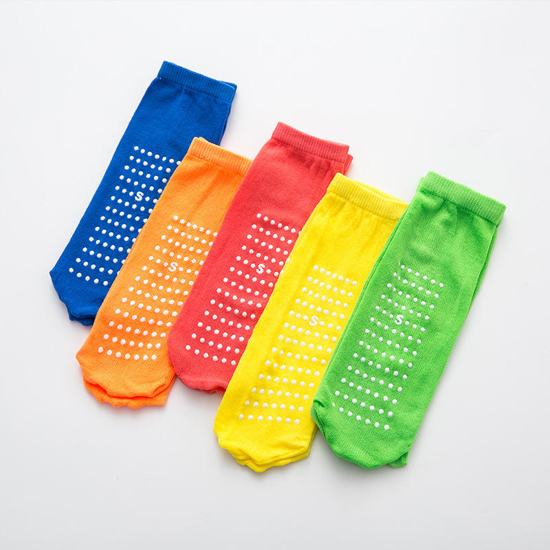 春夏薄款一次性游乐园防滑袜套蹦床袜套早教中心地板袜套诸暨袜子