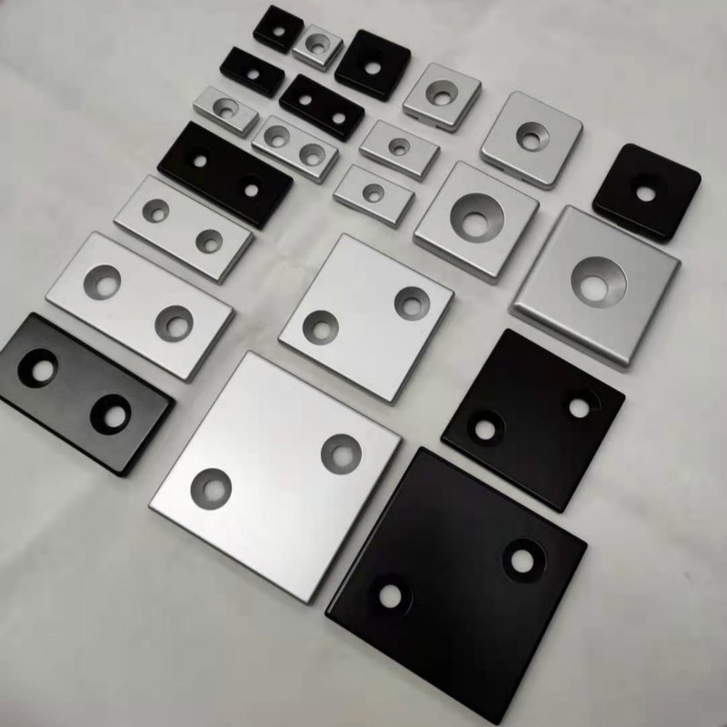 铝型材配件 欧标端面盖板/铝端面盖板 金属端盖板型材端盖标准件