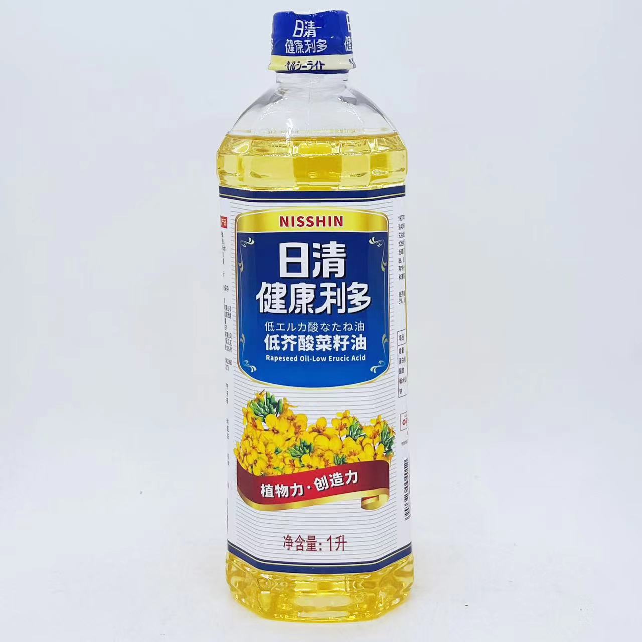 日清低芥酸菜籽油1l/瓶食用油植物油胶瓶苏州产非转基因-阿里巴巴