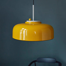 丹麦餐厅吧台吊灯创意现代简约设计师北欧极简个性马卡龙色餐桌灯