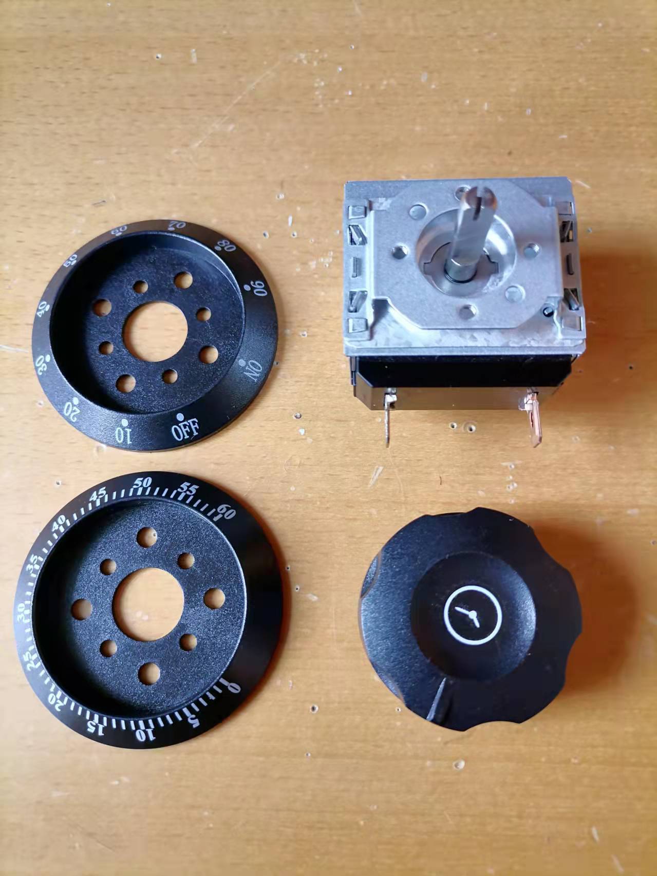 电热锅配件厨房电器配件 定时器配套旋钮刻度盘多功能电蒸锅开关