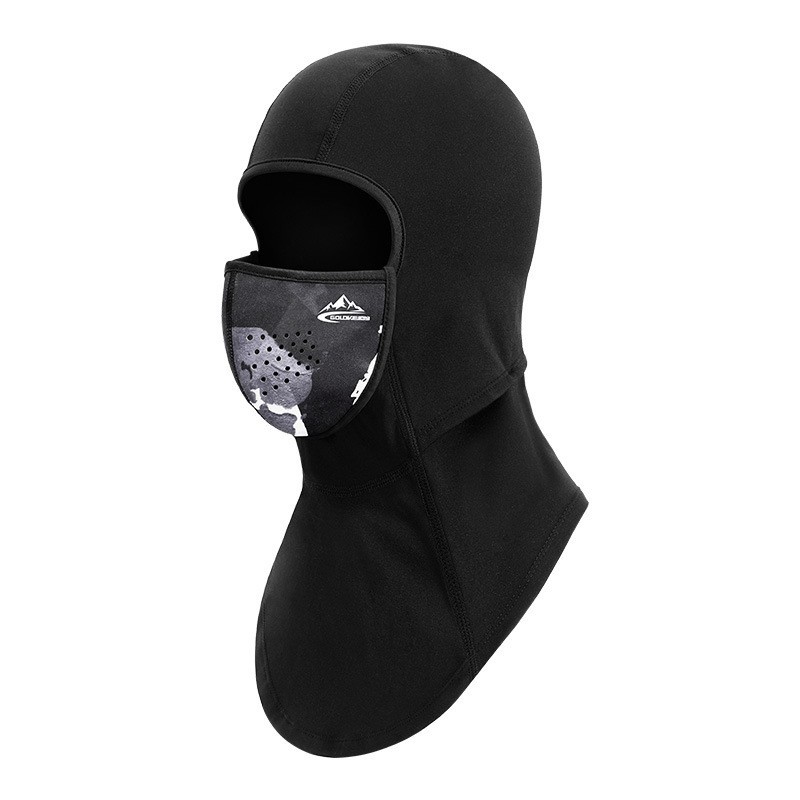 Winter Magnetic Cycling Mask Men's Outdoor Sports Fleece-lined Wind-Proof and Cold Protection Waterproof Face Care Thermal Headgear Dtj47