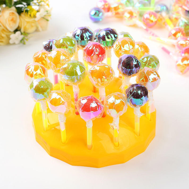 荧光棒棒糖批发网红夜场ktv酒吧夜光棒糖水果味糖果婚车糖果桶装