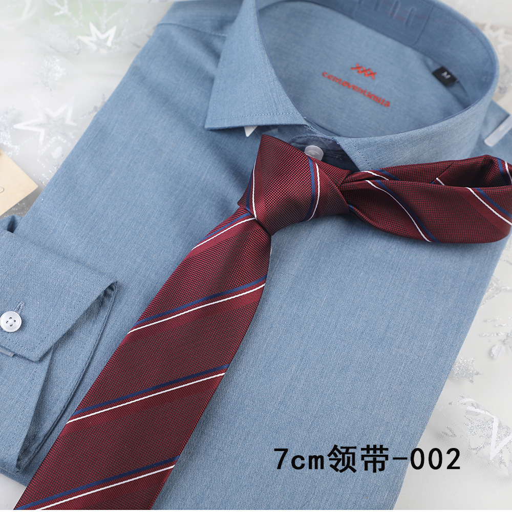 Factory in Stock Men's Casual Trend Striped Cashew 7cm Hand Tie Formal Wear Business Workplace Accessories