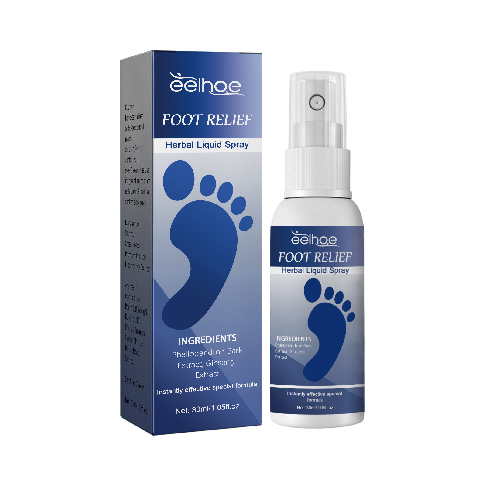 Eelhoe Foot Care Solution Cleansing Cutin Dead Skin Calluses Anti-Chapping Peeling Foot Moisturizing Spray