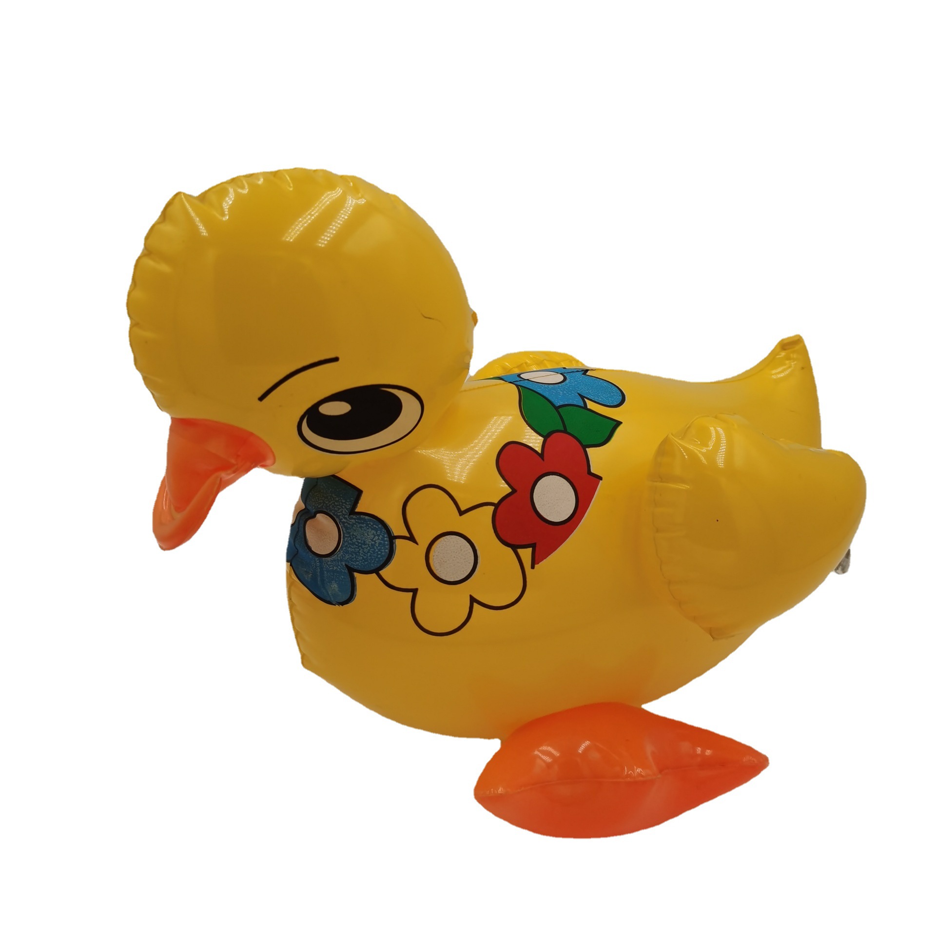可爱卡通儿童玩具大花鸭pvc充气鸭子加厚户外玩具现货供应