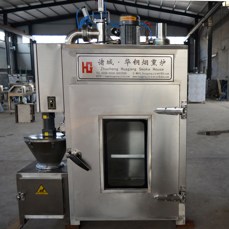 烟熏炉小型 供应华钢烟熏炉 50烟熏机生产厂家 不锈钢烟熏机价格
