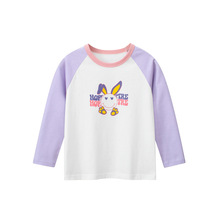 27kids韩版童装版跨境儿童长袖T恤 秋季宝宝衣服女打底衫一件代发