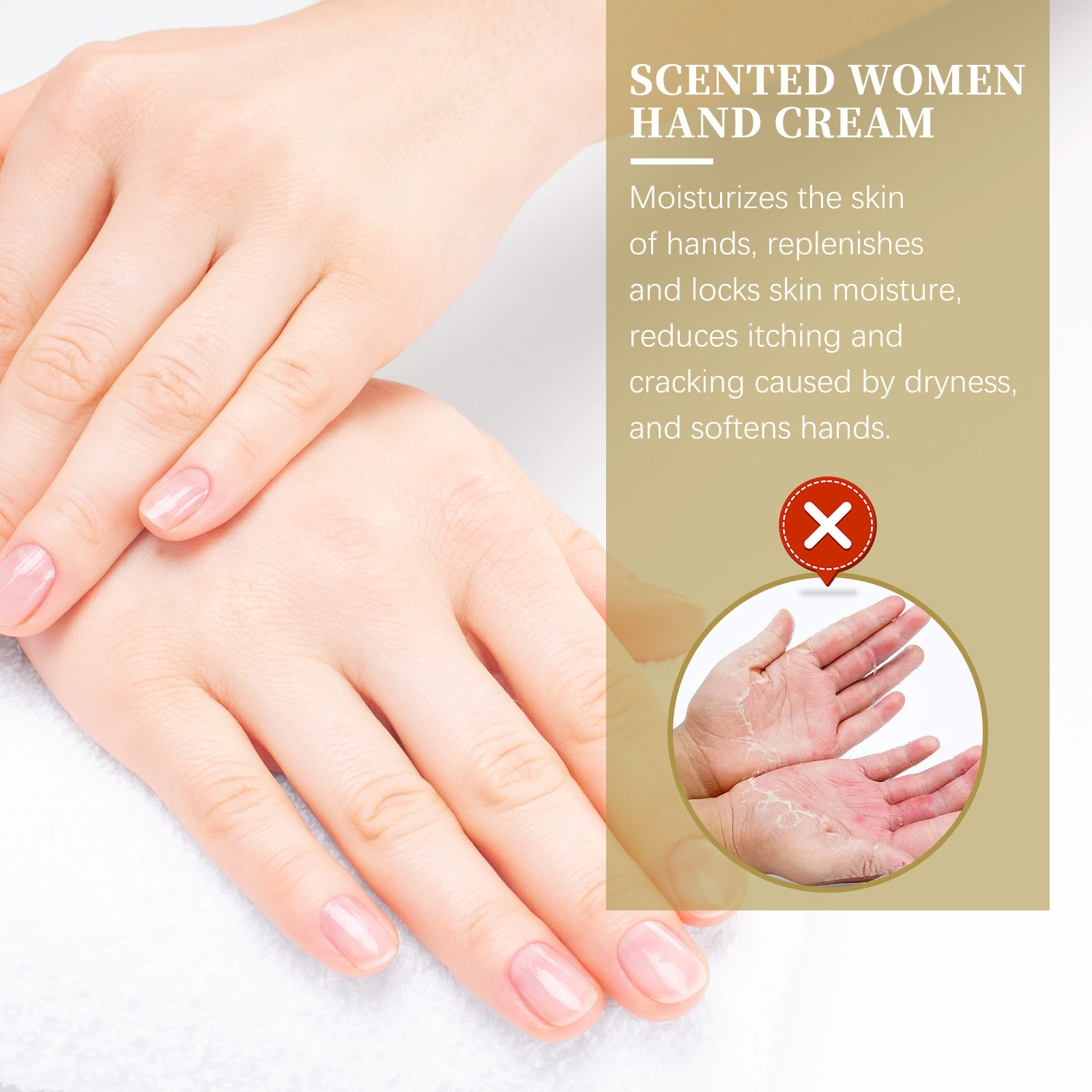 North Moon Feromon Hand Cream Repair Dry and Cracked Skin Moisturizing Exfoliating Skin Tender Skin Hand Cream