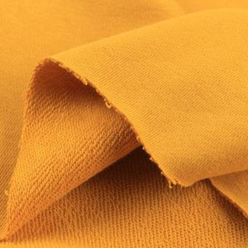 定做卫衣布料棉加厚小毛圈面料针织服装鱼鳞布大毛圈牛肚布现货