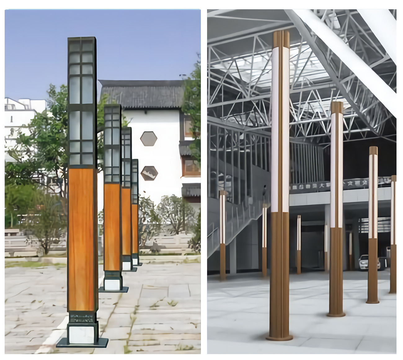 户外3m中式方形景观灯公园广场景区园林led景观灯柱厂家批发定制 凯佳