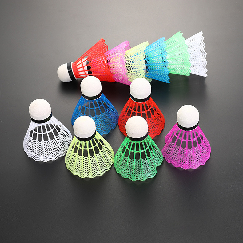 Colorful Foam Plastic Badminton Foreign Trade Hot Selling 12 Pcs Colorful Affordable Entertainment Foam Ball Head Badminton