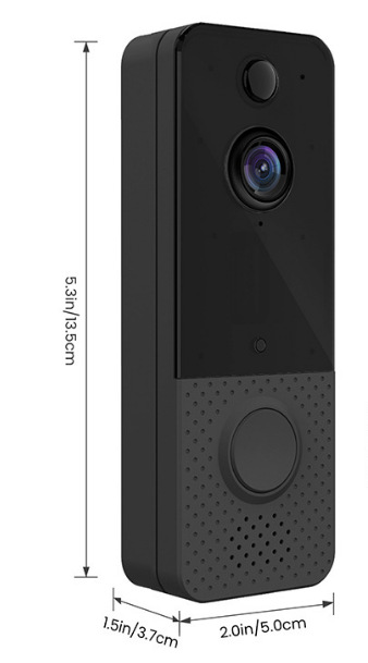 Low-Power Visual Doorbell WI-FI Wireless Night Vision HD Intercom. Intelligent Monitoring Camera Doorbell