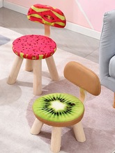 小凳子矮凳宝宝板凳靠背椅水果凳实木婴儿家用客厅儿童坐凳小椅子