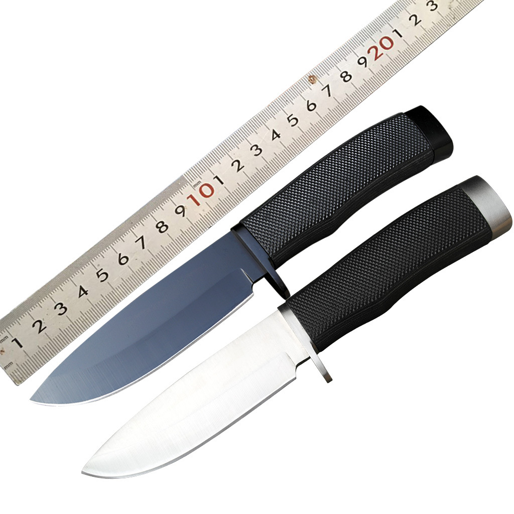 户外刀具野营直刀防身战术生存刀锋利巴克009小直刀切肉刀带刀鞘