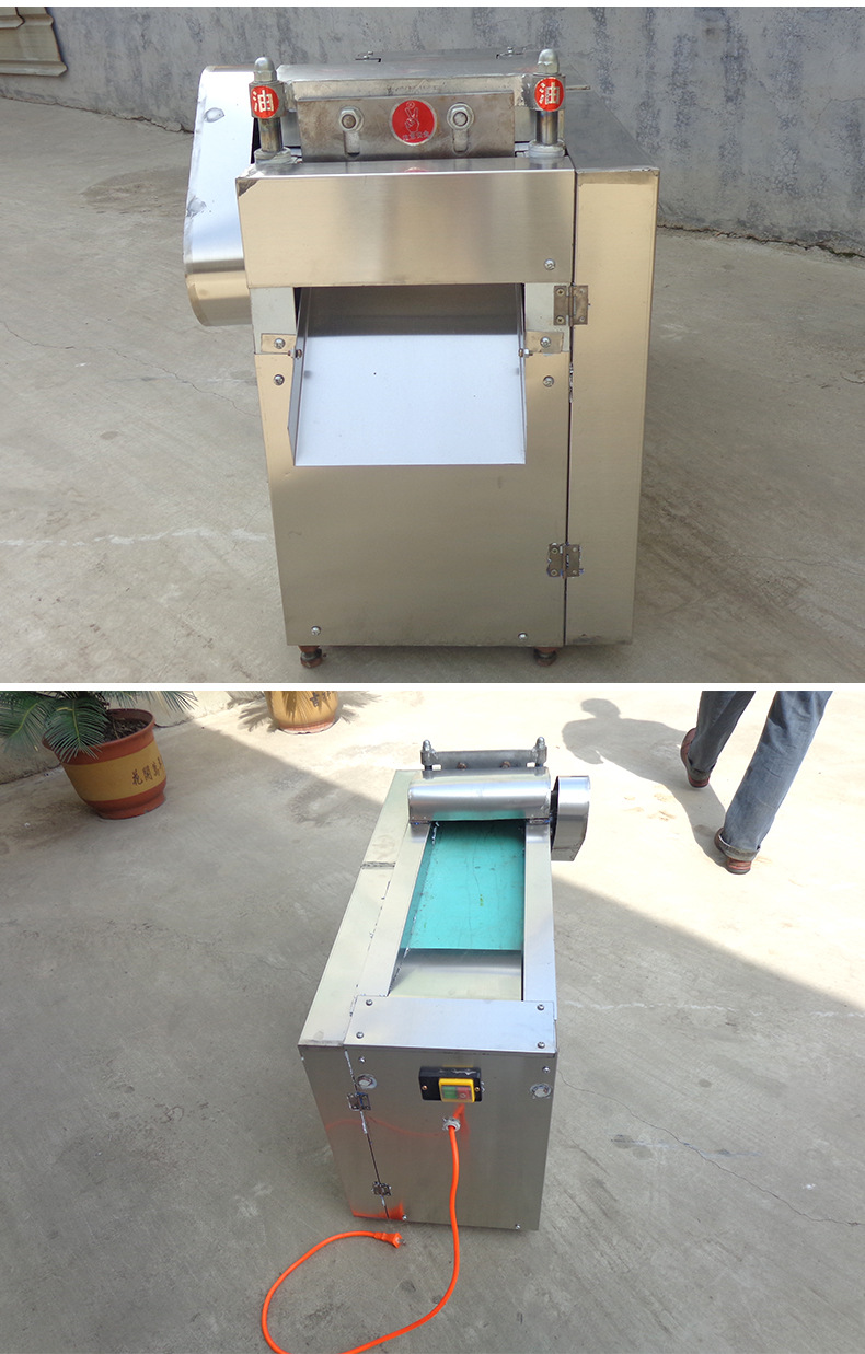 新型中草药切片机 多功能药材切断机 商用根茎类中药切段机药材机