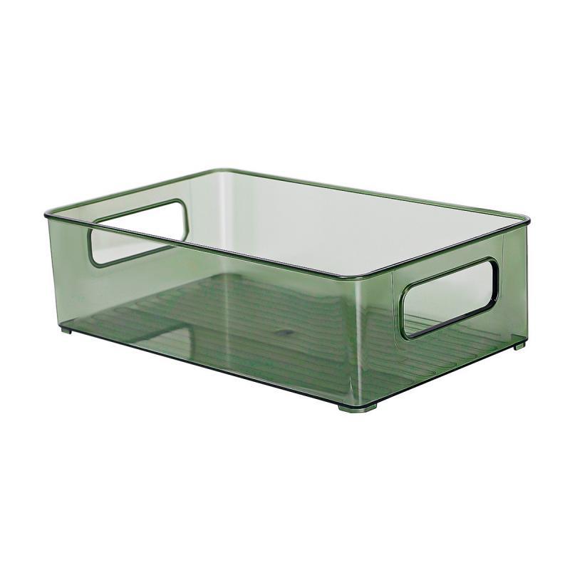 Desktop Storage Box Cosmetic Mask Lipstick Skin Care Products Transparent Pet Jewelry Box Storage Office Storage Basket