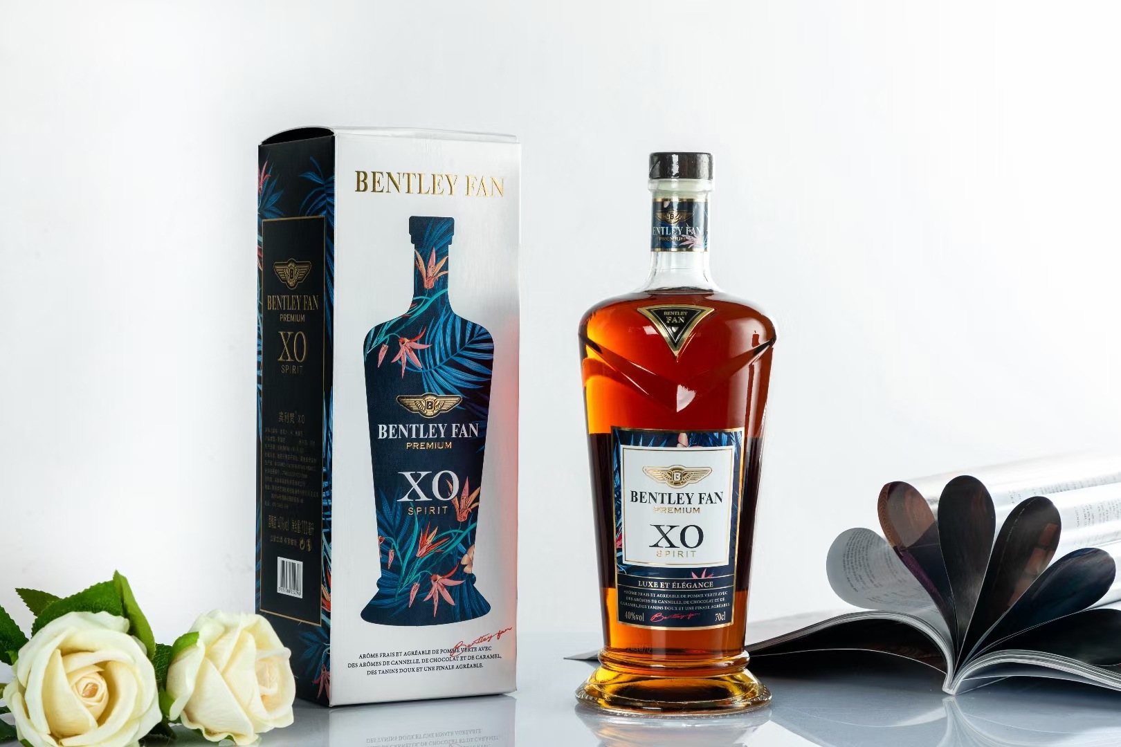 法国进口洋酒 斌利梵xo白兰地 蒸馏酒 礼盒装40度烈酒 法国洋酒