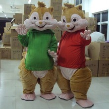 松鼠卡通人偶服装可爱cos头套表演道具动漫人穿演出玩偶服花栗鼠