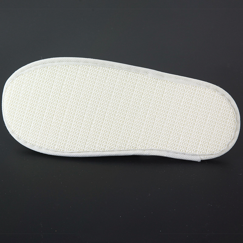 Hotel Dedicated Disposable Slippers Hotel B & B Half Pack Non-Woven Non-Slip Thickened Brushed Wholesale Logo