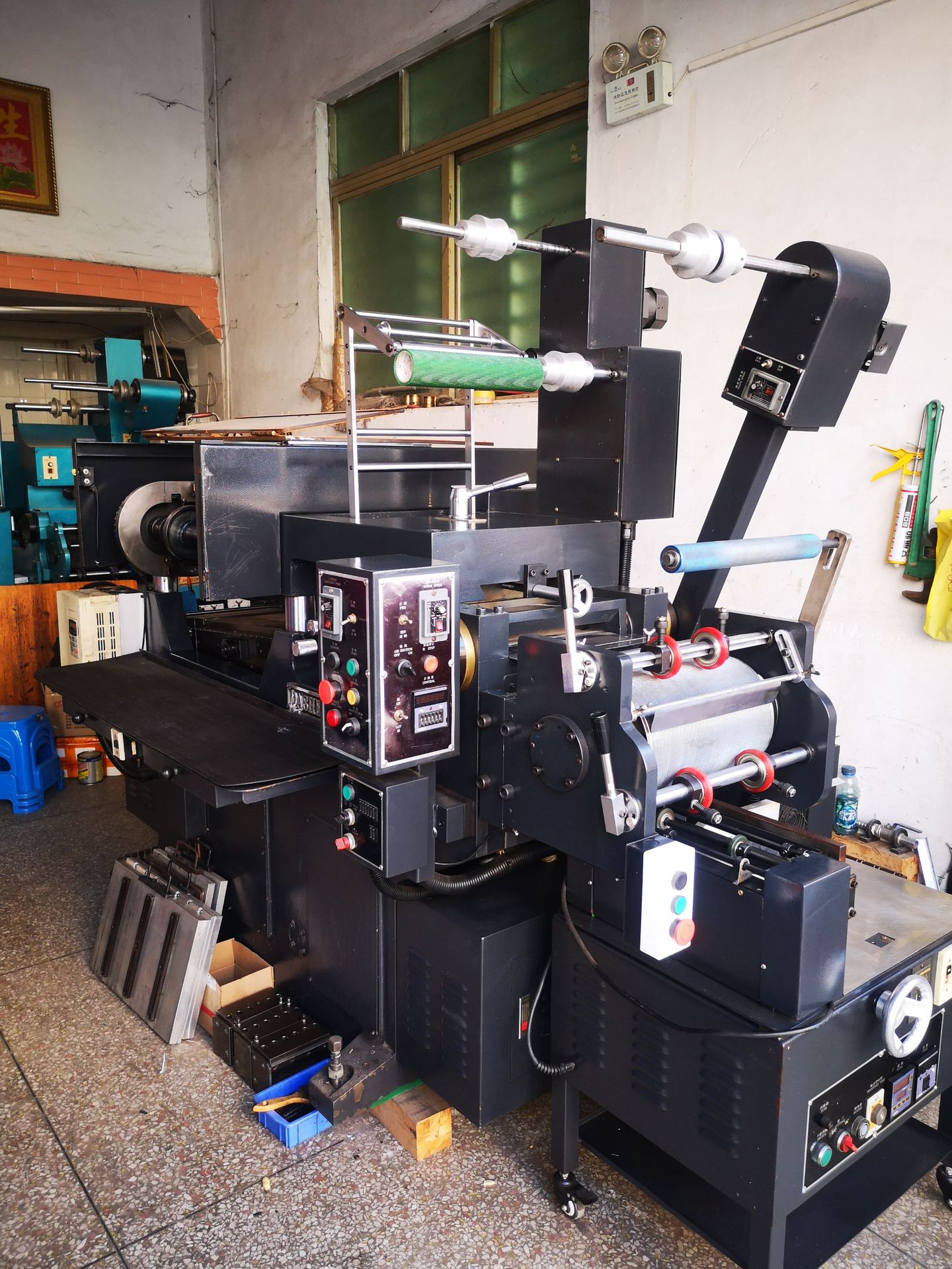 台湾大升300原装电脑商标机