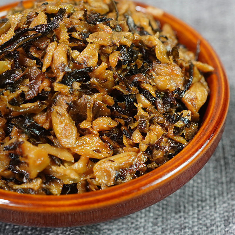 外婆菜不辣下饭菜菜名咸菜即食拌面拌饭酱菜梅干菜厂工厂代发包邮