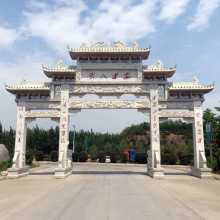 定制石雕牌楼寺庙景区石牌坊广场公园墓地石牌楼村入口牌楼牌坊