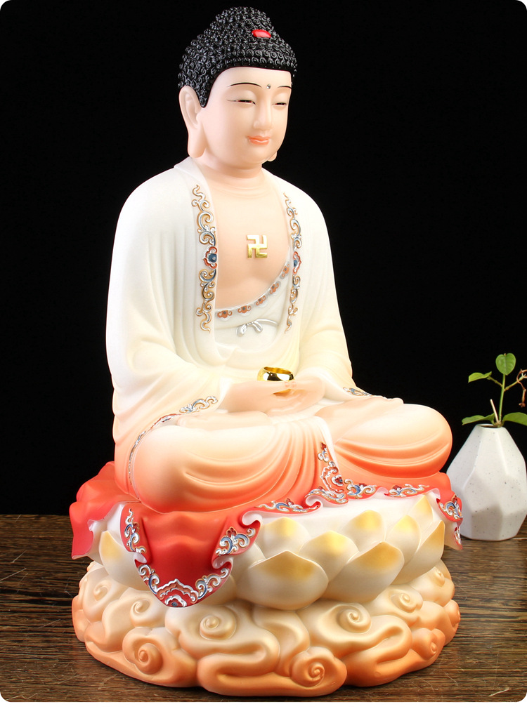 汉白玉释迦牟尼佛大日如来佛祖摩尼阿弥陀佛药师佛像居家供奉家用