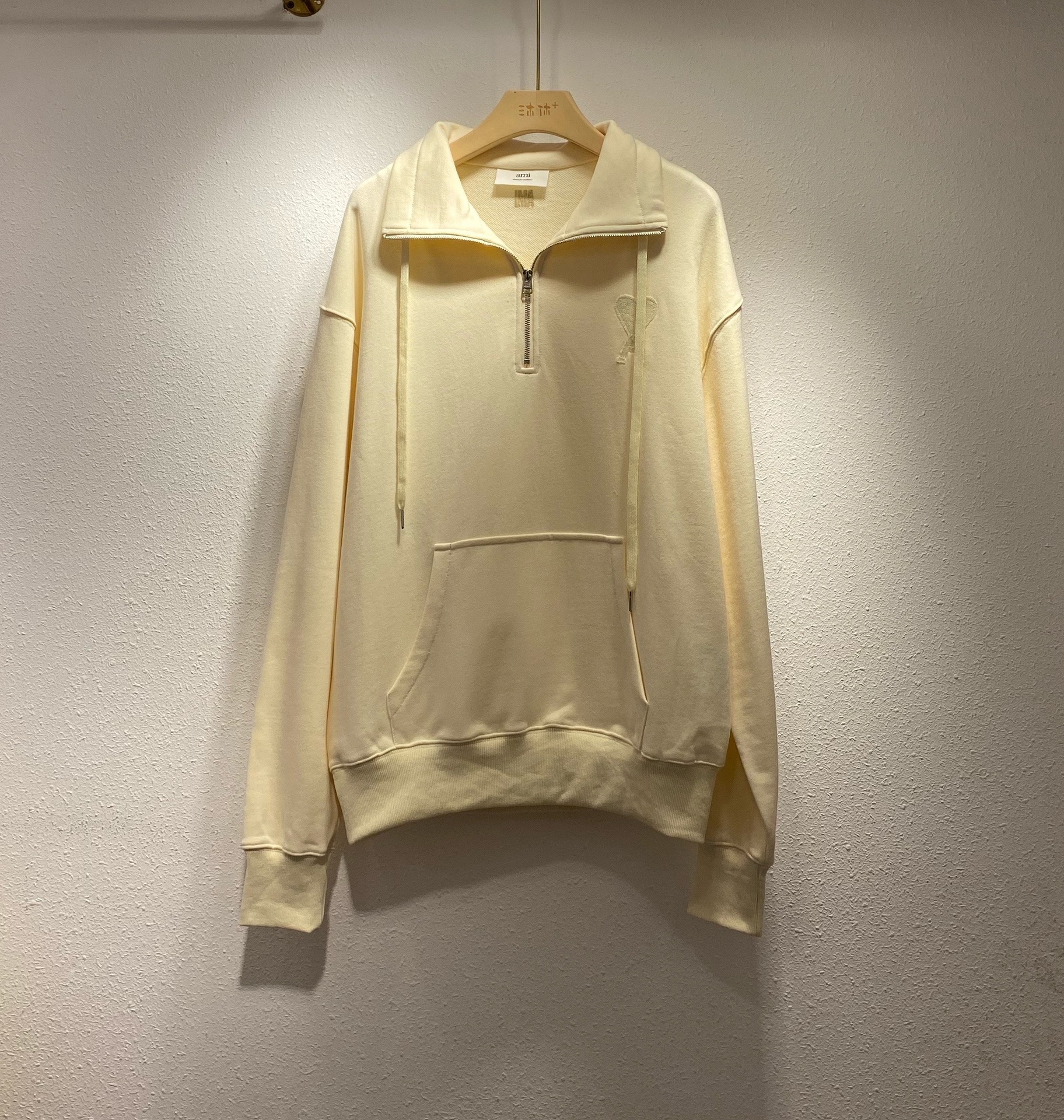 韩版爱心影型红桃a21秋冬新款拉链高领长袖卫衣男女同款开衫卫衣