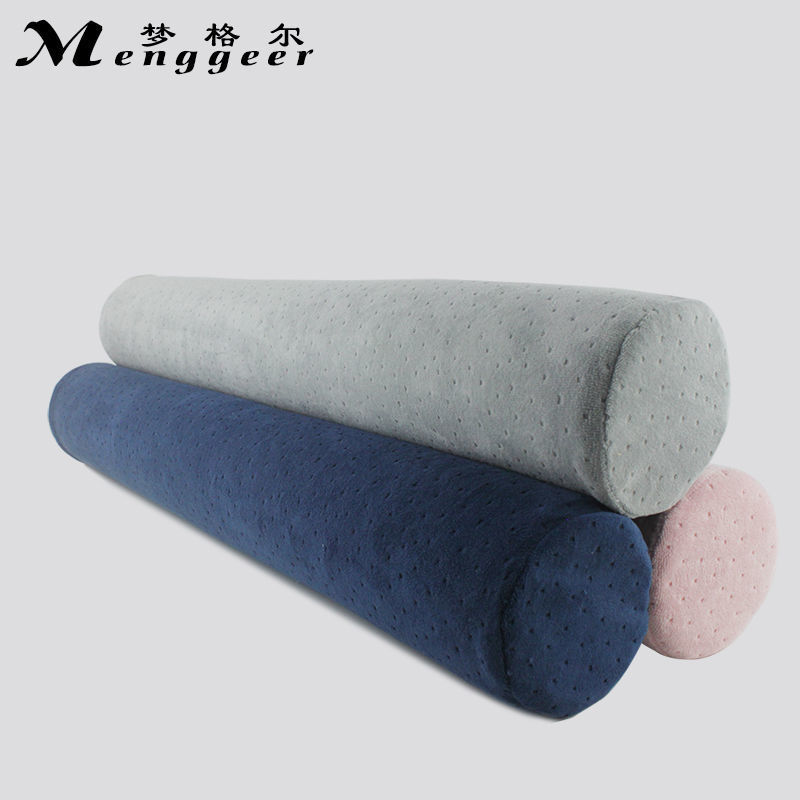 圆柱枕头睡觉记忆棉枕芯圆形长条糖果枕软护颈枕领券跨境分销