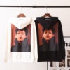 High Street FOG Double-track KH20 letter photo character pattern Easy Long sleeve Hooded Sweater men and women Same item