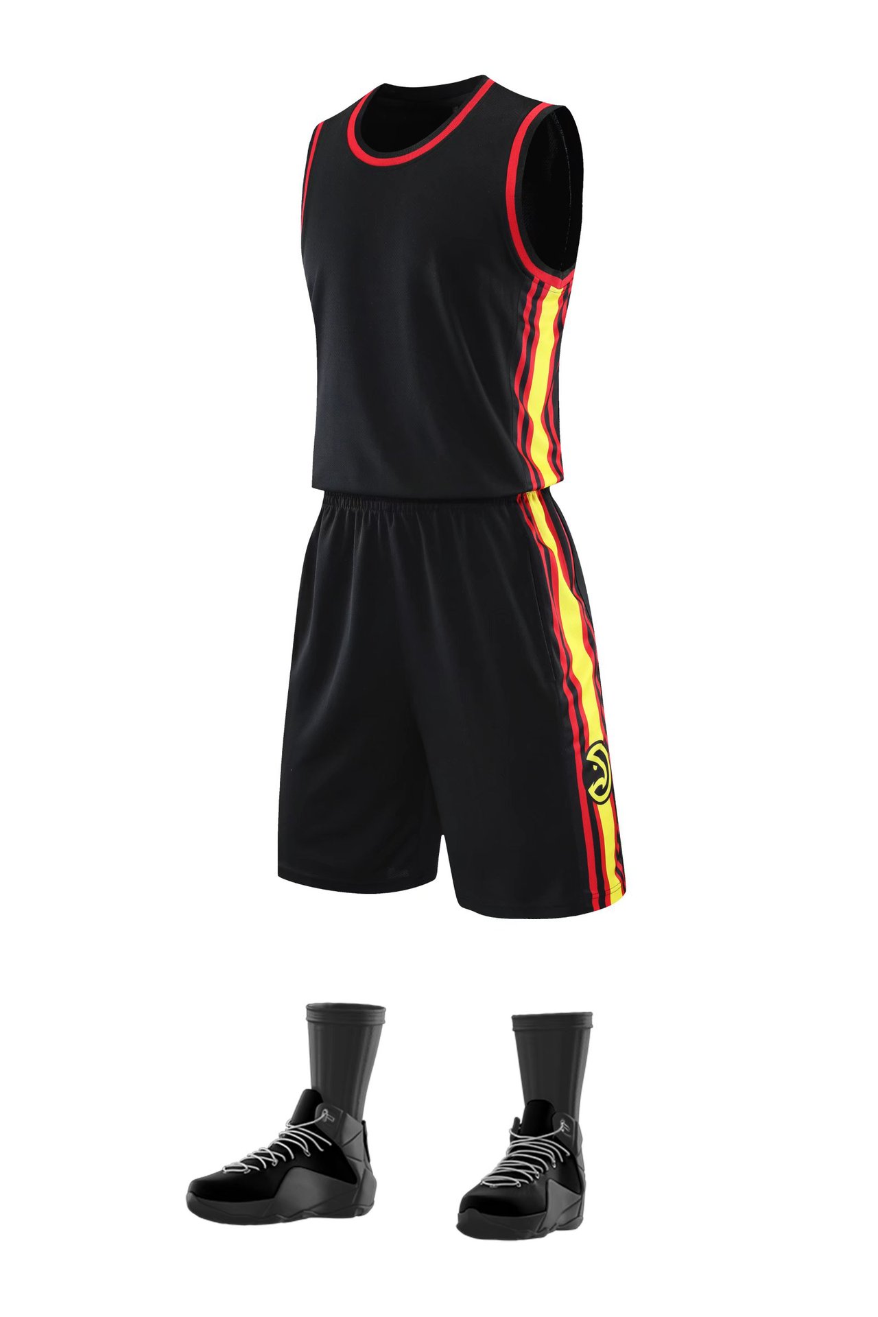 老鹰篮球服套装男 儿童球衣印制夏季 学生比赛运动背心篮球训练服