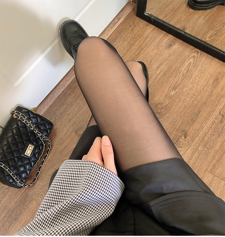 日系秋冬黑丝性感假大腿过膝袜女jk白色丝袜黑色假小腿拼接连裤袜