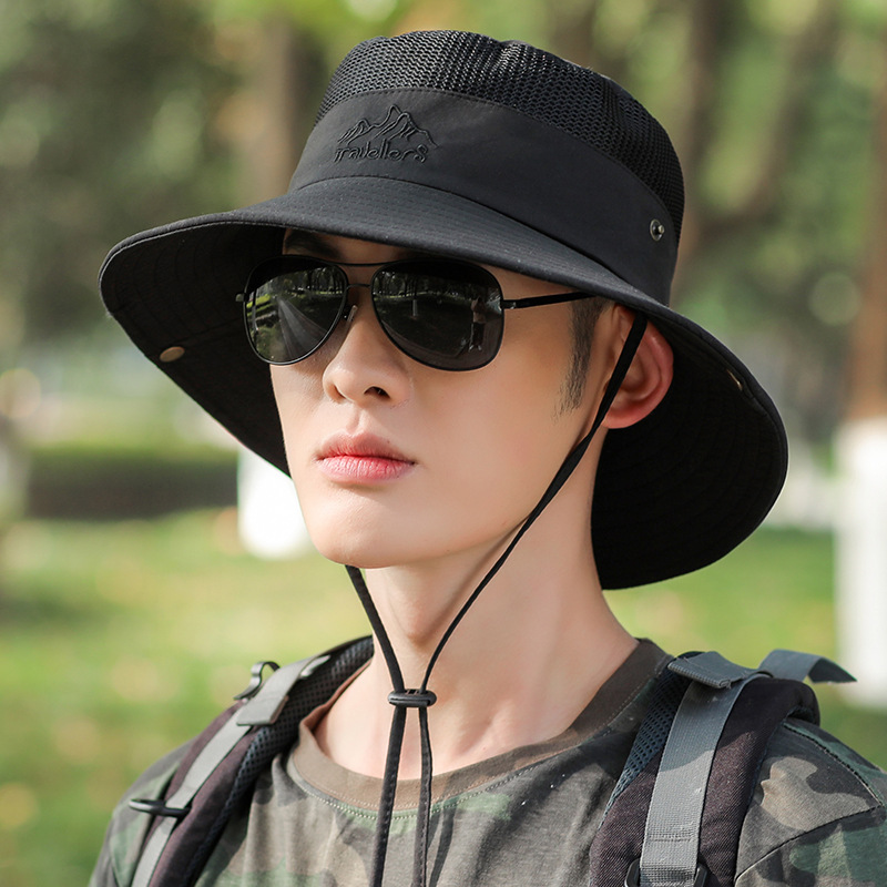 bucket hat men‘s spring and summer hat outdoor mountaineering sun hat new folding sun hat men‘s fishing hat wholesale