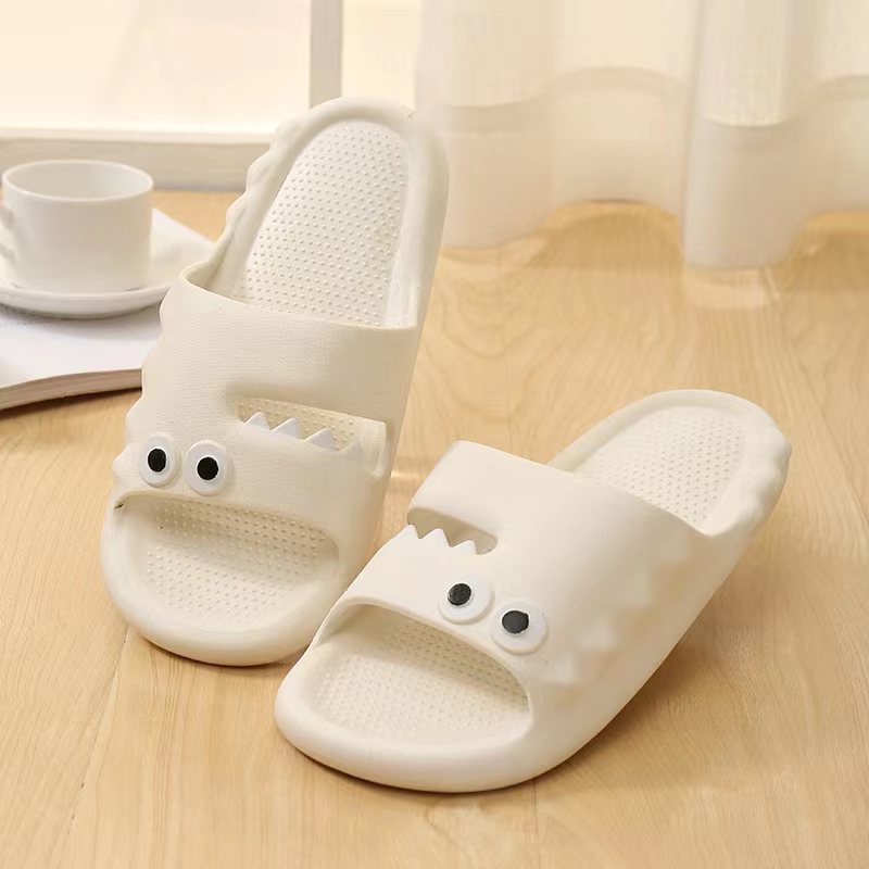 Summer Internet Celebrity Biscuit Slippers Women's Poop Feeling Interior Home Bath Silent Anti-Slip Cute Couple Home Sandals