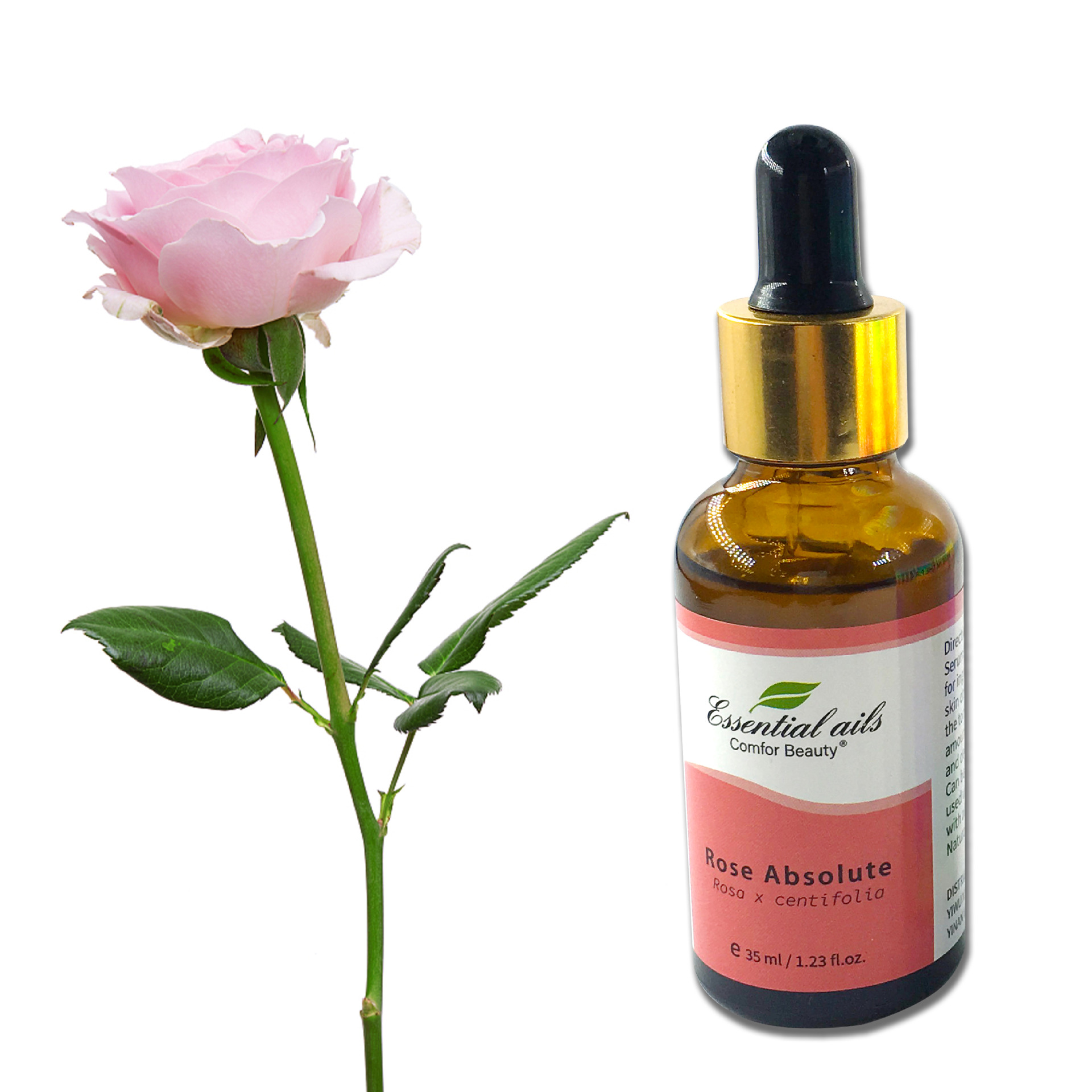 跨境化妆品玫瑰精油 玫瑰按摩精油补水提亮肤色美容院按摩油刮痧