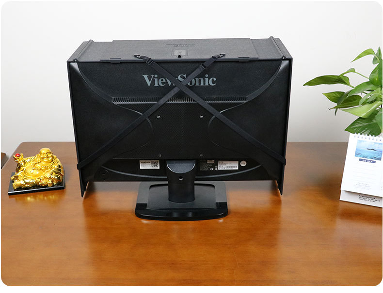 显示器遮光罩遮光罩监控手机防偷窥挡光板防窥台式遮光板