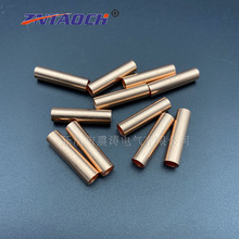 铜压接管 铜管外径4 内径3长25 厚0.5mm 冷压接线端子GT3-20