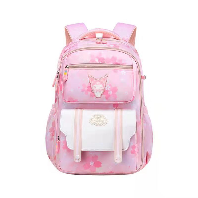 New Clow M Schoolbag Primary School Student Female Grade 1-3-6 Schoolbag Waterproof Large Capacity Junior High School Girl Backpack